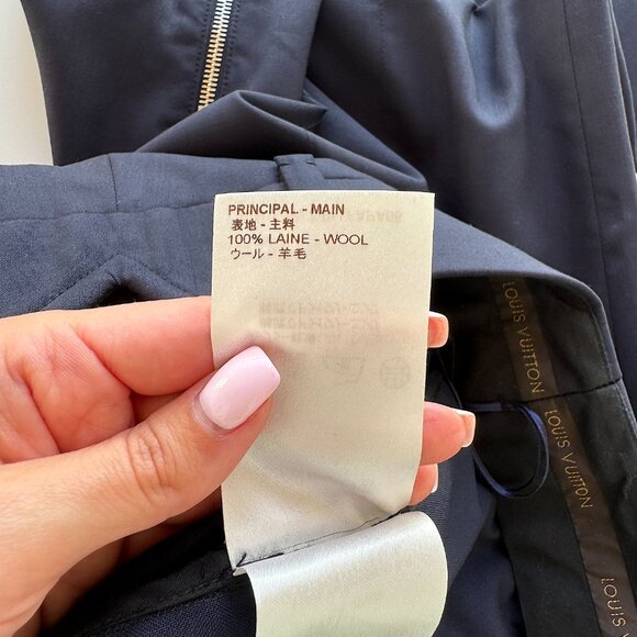 Louis Vuitton Authentic Pants Dark Blue M/40 Women - Picture 9 of 16